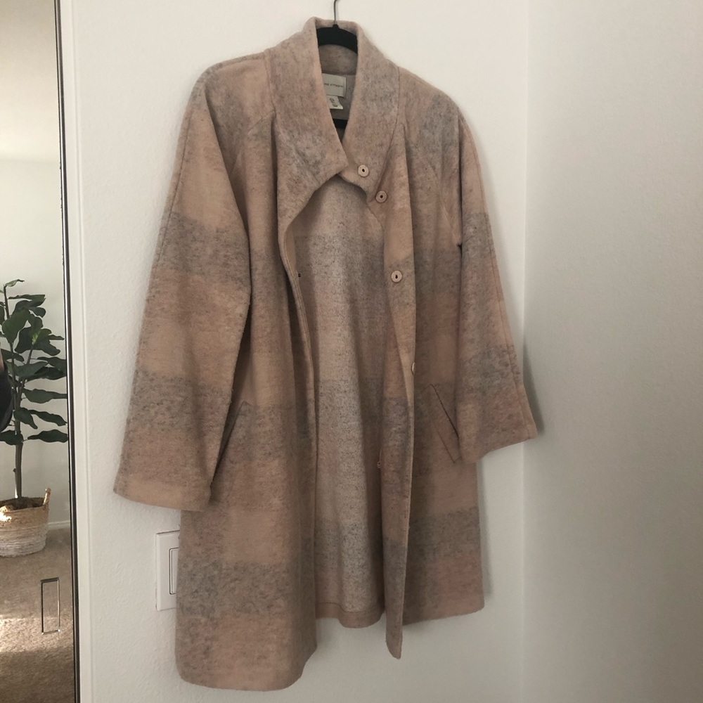 Knee-Length Wool Coat